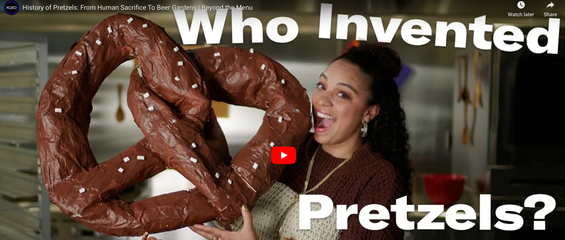 How Pretzels Went From Human Sacrifice To Beer Gardens