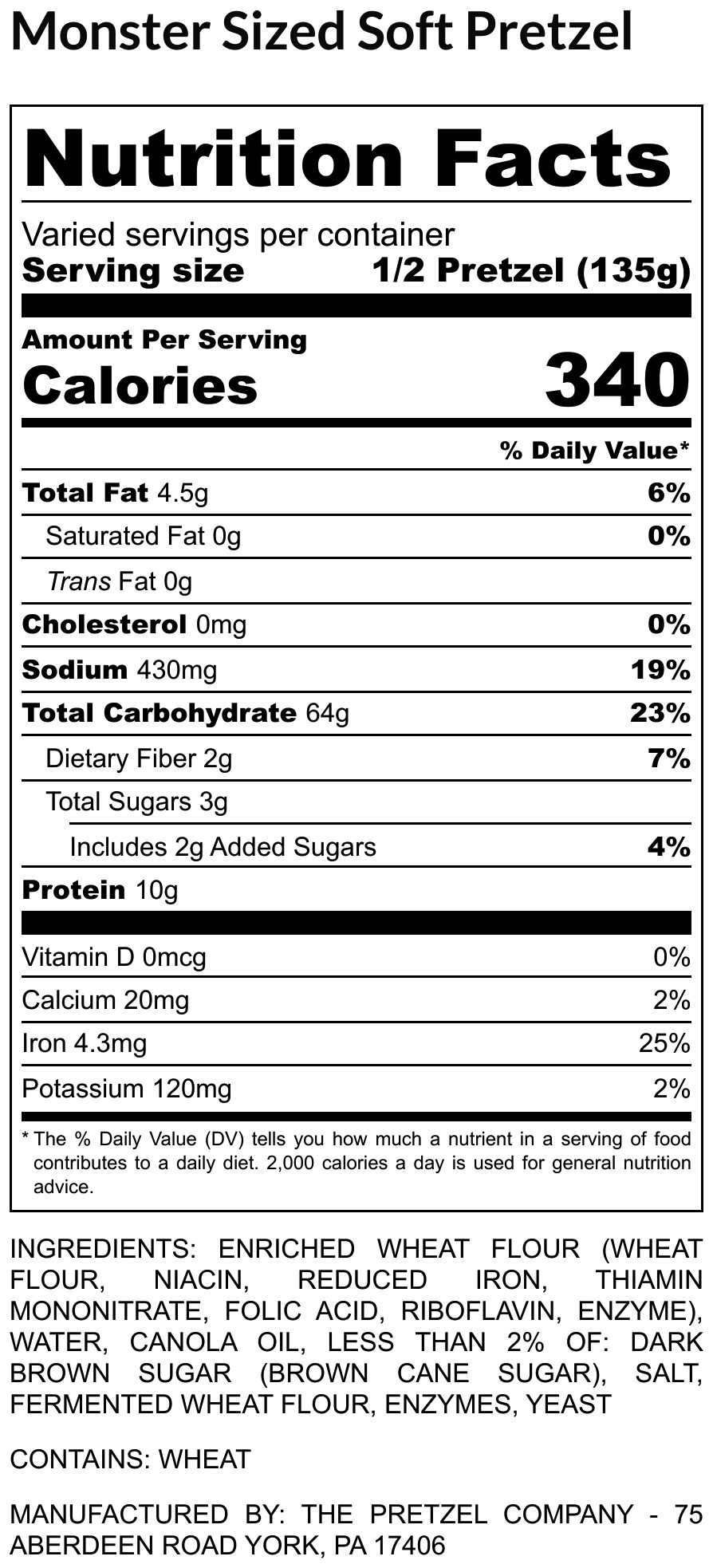Nutrition Facts & Ingredients