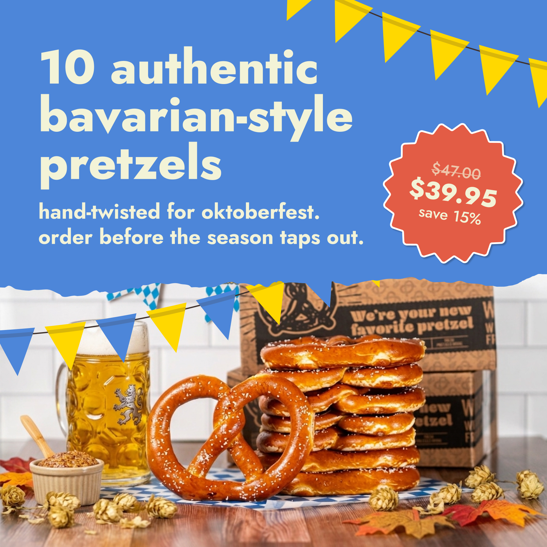 The Signature Box – 10 Oktoberfest Pretzels🍻