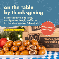 stuffed soft pretzel nuggets november preorder 🍂