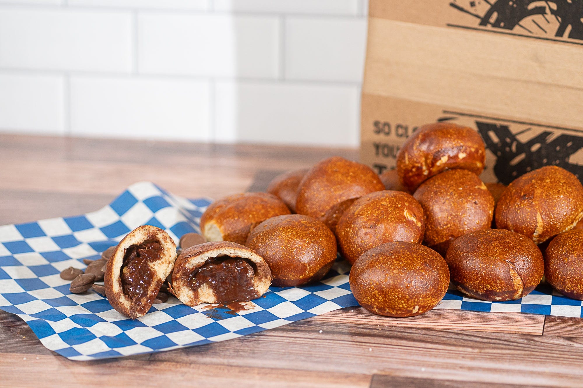 Chocolate Stuffed Soft Pretzel Bombs (LIMITED STOCK)