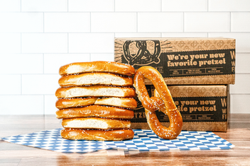 the sourdough philly pretzel box