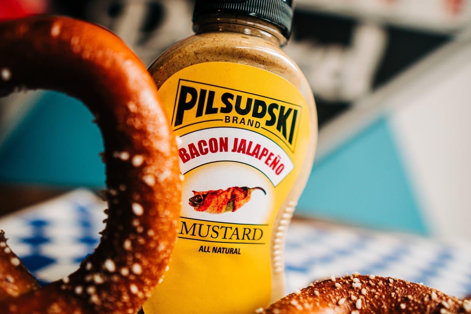 Pilsudski's Jalapeno Bacon Mustard - The Pretzel Company