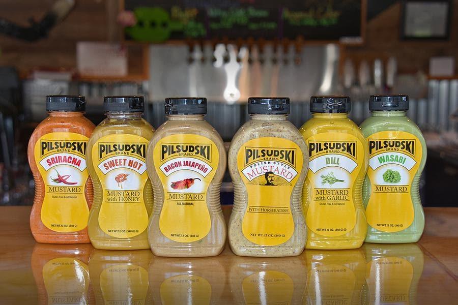 Pilsudski's Mustard Super Pack - try them ALL! - The Pretzel Company